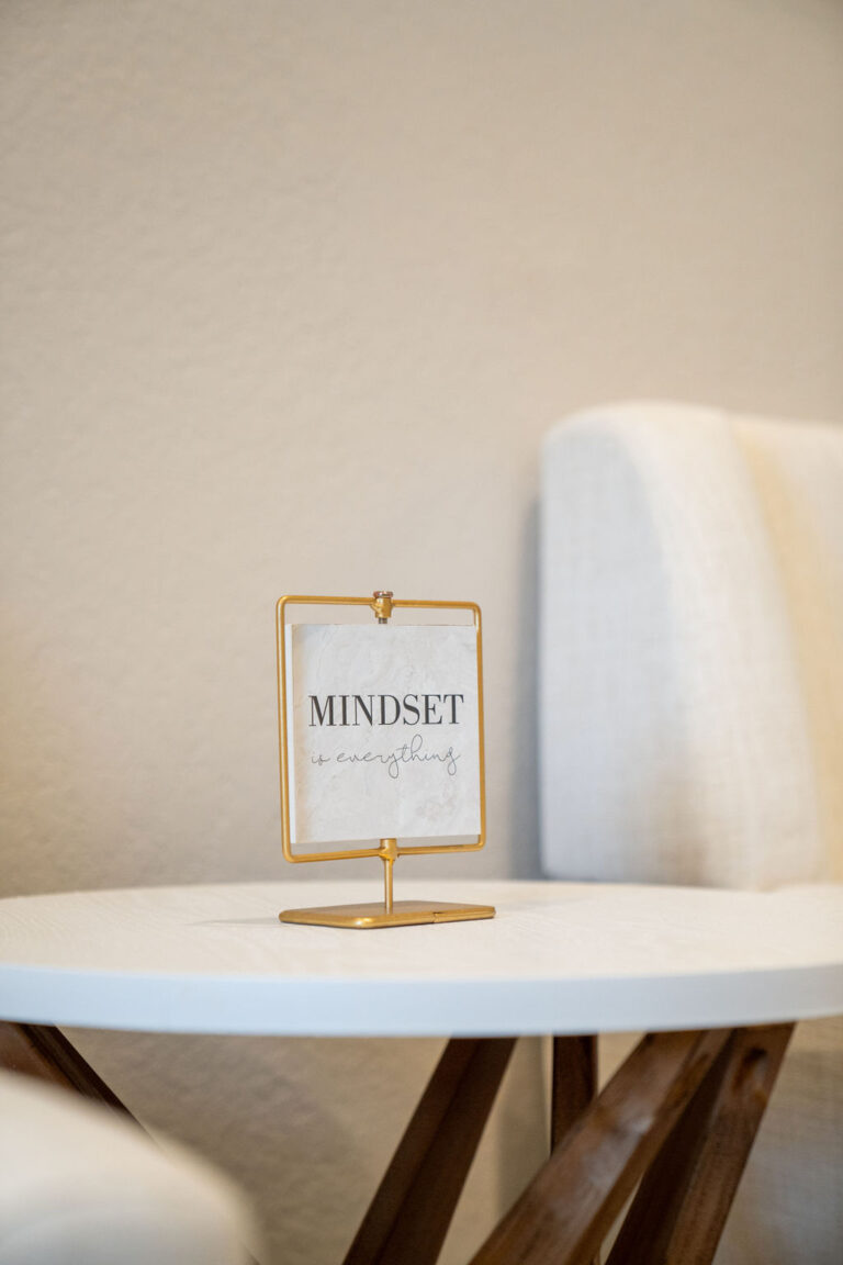 Mindset on Coffee Table